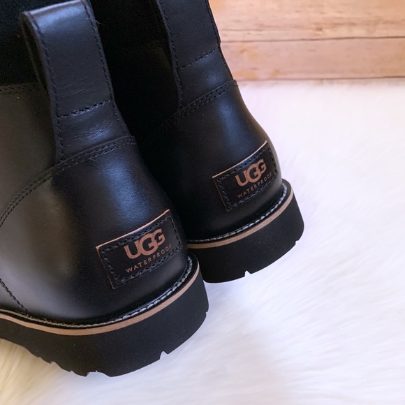 UGG Seton TL Black Waterproof Chukka Boots - Picture 6 of 8